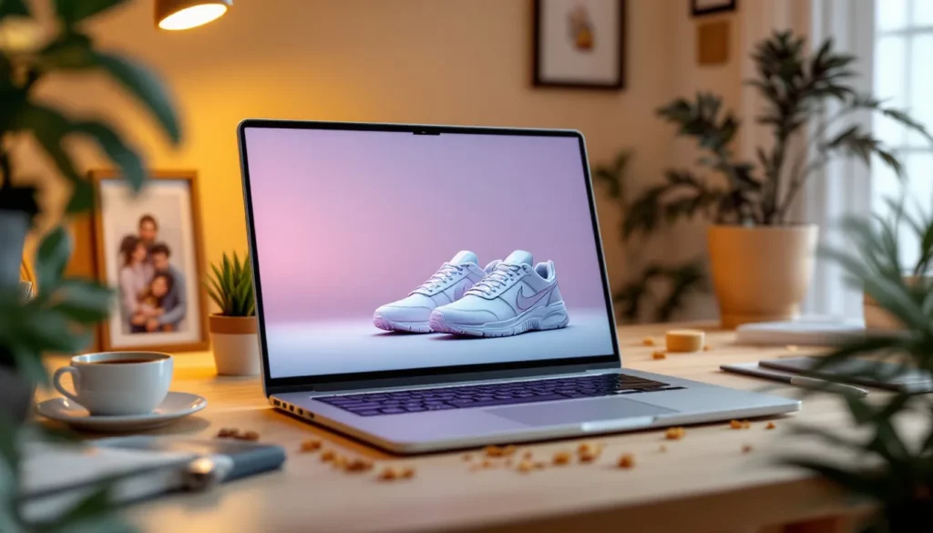 a laptop on a table